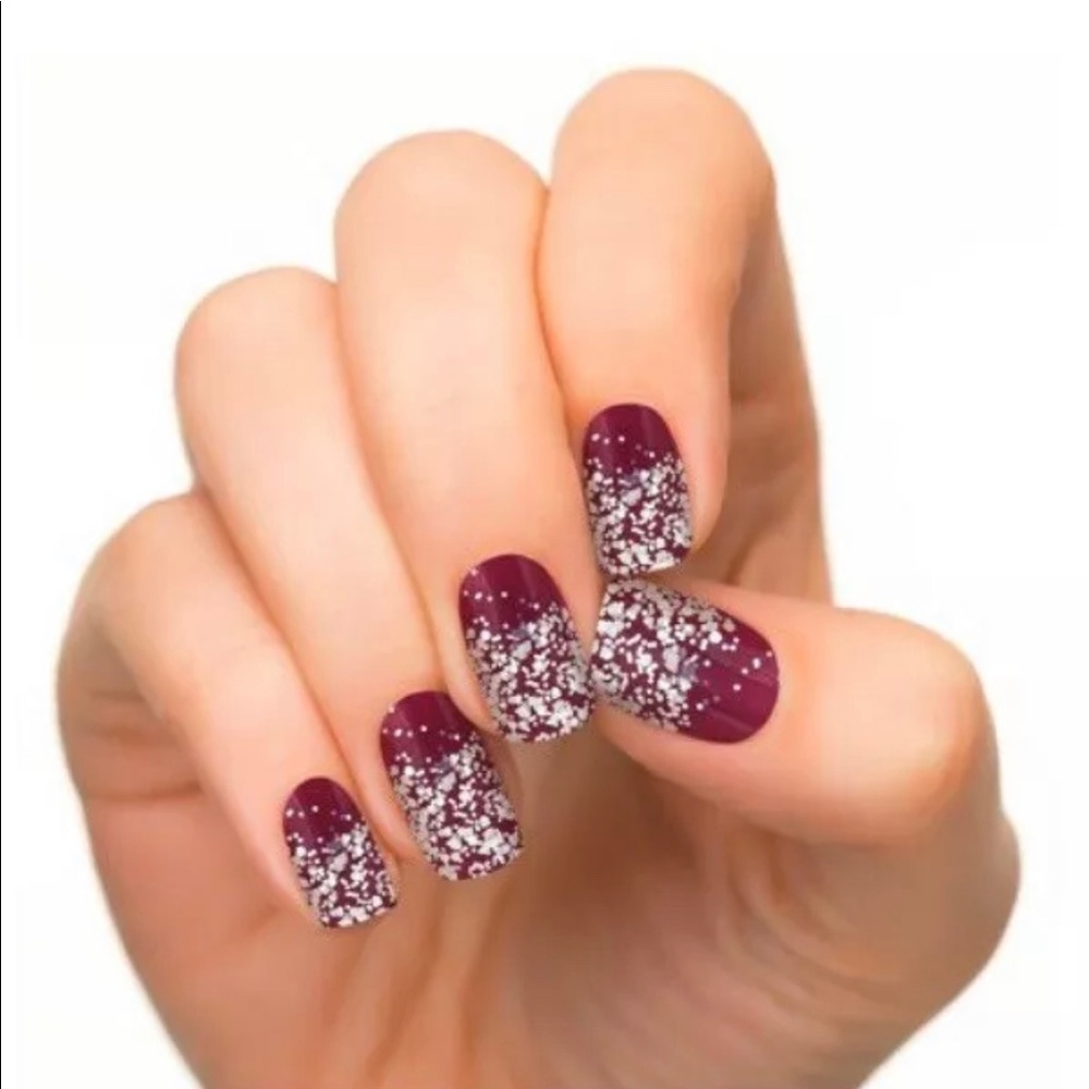 HTF Incoco Burgundy Beauty Nail Polish Strips!!!